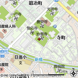 鳥取県鳥取市寺町周辺の地図