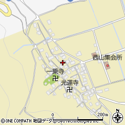 滋賀県長浜市木之本町西山838周辺の地図
