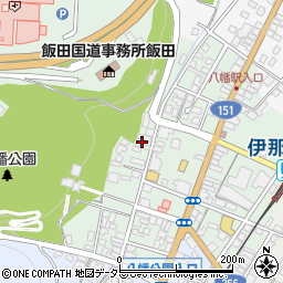 長野県飯田市八幡町2028周辺の地図