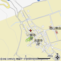 滋賀県長浜市木之本町西山851周辺の地図