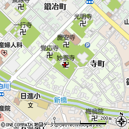 妙要寺周辺の地図