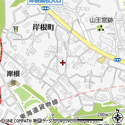 神奈川県横浜市港北区岸根町521-16周辺の地図