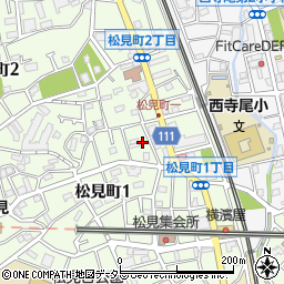 神奈川県横浜市神奈川区松見町1丁目39周辺の地図
