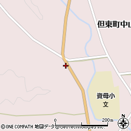 兵庫県豊岡市但東町中山910周辺の地図