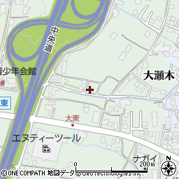 長野県飯田市大瀬木138周辺の地図