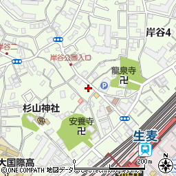 [葬儀場]岸谷家族葬会館周辺の地図