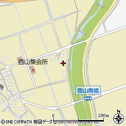滋賀県長浜市木之本町西山1359周辺の地図