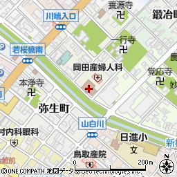 鳥取県医師会館周辺の地図