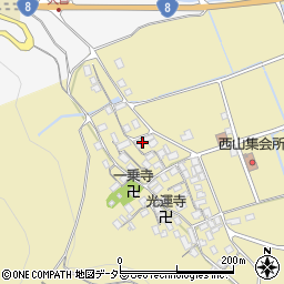 滋賀県長浜市木之本町西山847周辺の地図