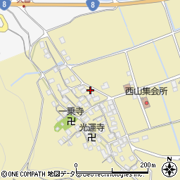 滋賀県長浜市木之本町西山845周辺の地図