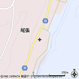 鳥取県東伯郡琴浦町尾張123-1周辺の地図