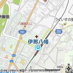 長野県飯田市八幡町2178周辺の地図