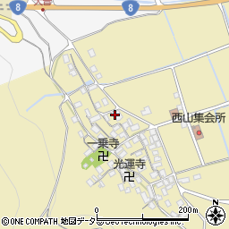 滋賀県長浜市木之本町西山846周辺の地図