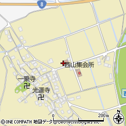 滋賀県長浜市木之本町西山686周辺の地図