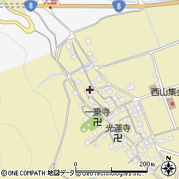 滋賀県長浜市木之本町西山855周辺の地図