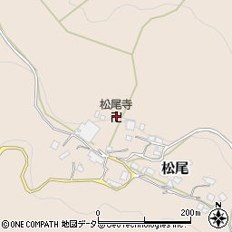 松尾寺周辺の地図