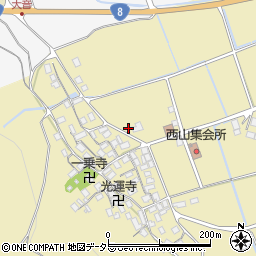 滋賀県長浜市木之本町西山684周辺の地図