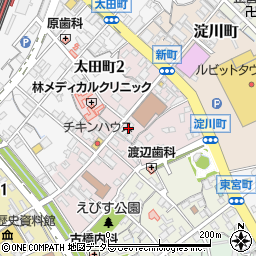 日建学院中津川校周辺の地図