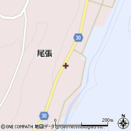 鳥取県東伯郡琴浦町尾張125-6周辺の地図