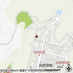 島根県松江市西法吉町28-13周辺の地図