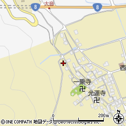 滋賀県長浜市木之本町西山864周辺の地図