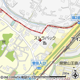 ストラパック　横浜工場周辺の地図