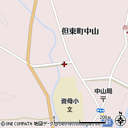 兵庫県豊岡市但東町中山840周辺の地図