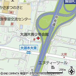長野県飯田市大瀬木546周辺の地図