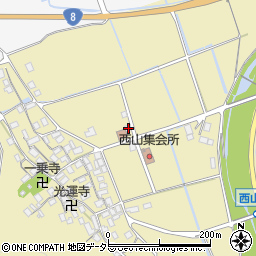 滋賀県長浜市木之本町西山690周辺の地図