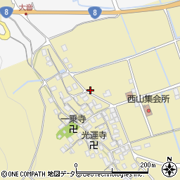 滋賀県長浜市木之本町西山1375周辺の地図