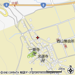 滋賀県長浜市木之本町西山674周辺の地図
