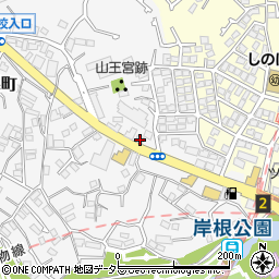 神奈川県横浜市港北区岸根町420周辺の地図