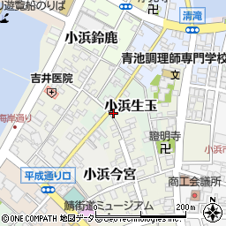 福井県小浜市小浜生玉周辺の地図