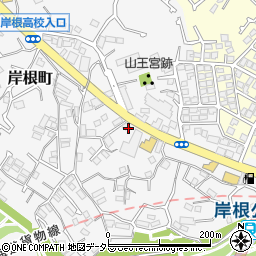 神奈川県横浜市港北区岸根町542周辺の地図