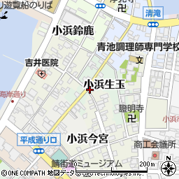 福井県小浜市小浜生玉周辺の地図