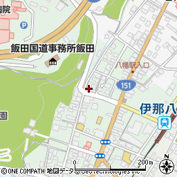 長野県飯田市八幡町2040周辺の地図