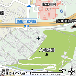 長野県飯田市八幡町488周辺の地図