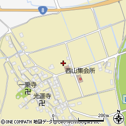 滋賀県長浜市木之本町西山683周辺の地図