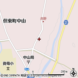 兵庫県豊岡市但東町中山584-2周辺の地図