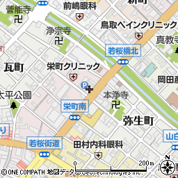 鳥取県鳥取市栄町204周辺の地図