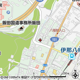 長野県飯田市八幡町2041周辺の地図