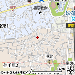 妙蓮寺訪問看護ステーション周辺の地図