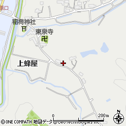 岐阜県美濃加茂市蜂屋町上蜂屋1418周辺の地図