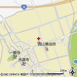 滋賀県長浜市木之本町西山689周辺の地図