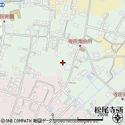 長野県飯田市松尾寺所周辺の地図