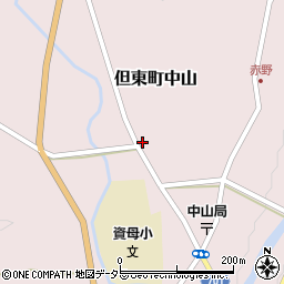 兵庫県豊岡市但東町中山1067周辺の地図