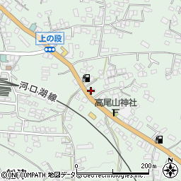 トヨタレンタリース山梨富士河口湖店周辺の地図