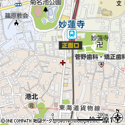横浜さかきばら歯科・矯正歯科周辺の地図