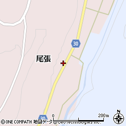 鳥取県東伯郡琴浦町尾張125周辺の地図