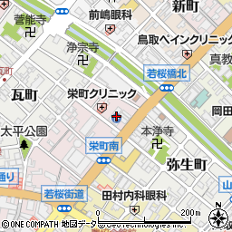 鳥取県鳥取市栄町207周辺の地図